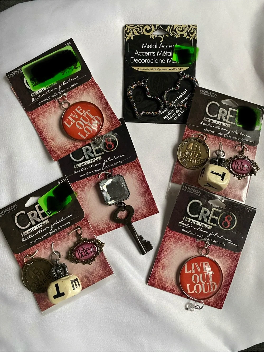 Assorted Jewelry Making Charms and Accents